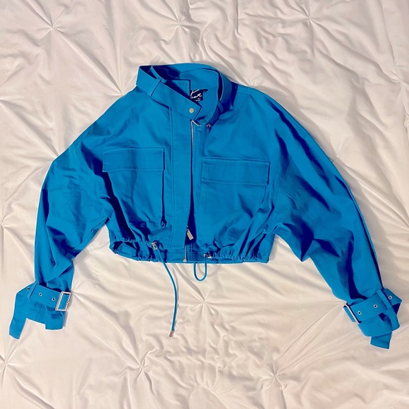 The Couture Club oversized cropped utility jacket - Picture 5 of 7